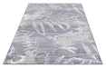 Ritz Floral Modern Rug Silver & Grey over-view www.homelooks.com