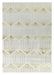 Ritz Geometric Contemporary Rug Gold & Cream (V1) www.homelooks.com