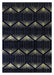 Ritz Geometric Contemporary Rug Gold & Navy (V1) homelooks.com