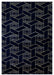 Ritz Geometric Design Rug Gold & Navy homelooks.com
