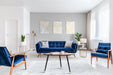 Ritz Geometric Design Rug Silver & Cream in living room homelooks.com