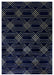 Ritz Geometric Modern Rug Gold & Navy (V2) homelooks.com