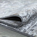Ritz Modern Design Rug Silver & Grey folded homelooks.com