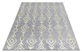 Ritz Moroccan Contemporary Rug Gold & Grey over-view homelooks.com
