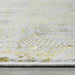 Ritz Moroccan Style Rug Gold & Cream pile height homelooks.com