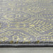 Ritz Moroccan Style Rug Gold & Grey pile height homelooks.com