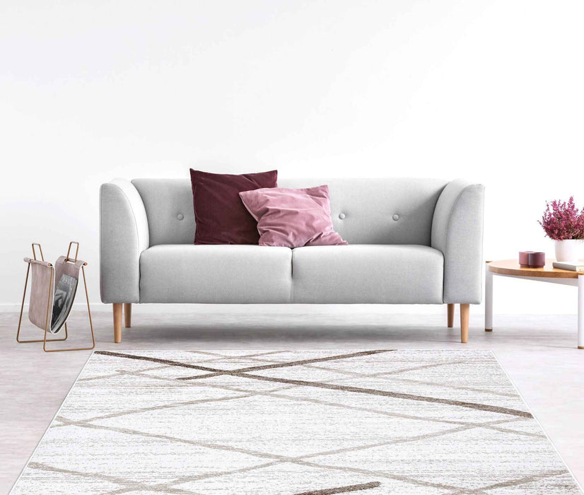 Salvador Geometric Modern Rug in living room homelooks.com
