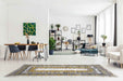 Sevilla Contemporary Rug in living room homelooks.com