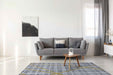 Sevilla Geometric Rug (V2) in living room homelooks.com