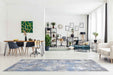 Stratus Contemporary Rug (V1) in modern living room homelooks.com