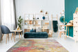 Amsterdam Abstract Design Rug in living room homelooks.com
