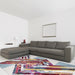 Amsterdam Geometric Design Rug in minimalistic living room (V1)  www.homelooks.com