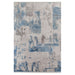 Olimpos Abstract Design Rug (V3) - Blue www.homelooks.com