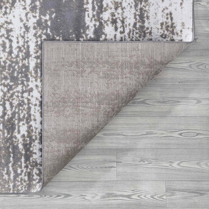 Palma Abstract Modern Rug - White www.homelooks.com 7