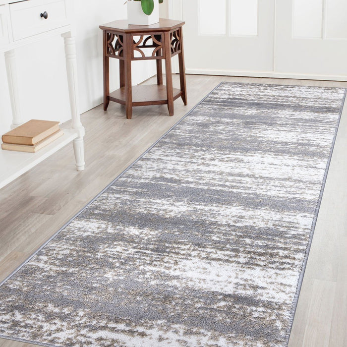 Palma Abstract Modern Rug - White www.homelooks.com 10