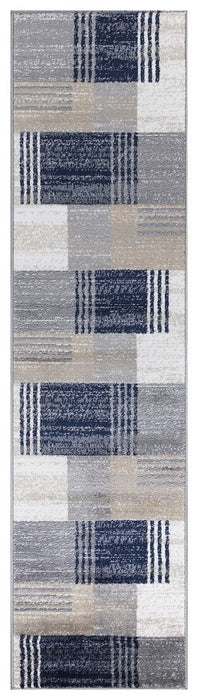 Paris Check Runner Rug over-view www.homelooks.com