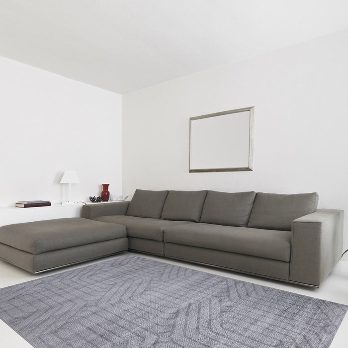 Paris Contemporary Rug in minimalistic living room www.homelooks.com