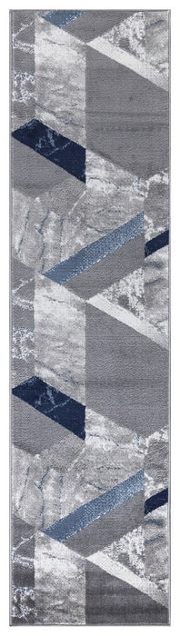 Paris Marble Design Runner Rug over-view www.homelooks.com