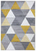 Paris Triangle Rug Mustard www.homelooks.com
