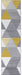 Paris Triangle Runner Rug Mustard oner-view www.homelooks.com