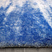 Puffy Shimmer Blue Shaggy Rug pile height www.homelooks.com