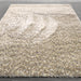 Puffy Shimmer Ivory Shaggy Rug over-view www.homelooks.com
