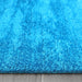 Puffy Shimmer Turquoise Shaggy Rug pile height www.homelooks.com