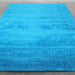 Puffy Shimmer Turquoise Shaggy Rug over-view www.homelooks.com