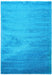 Puffy Shimmer Turquoise Shaggy Rug www.homelooks.com
