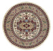 Qashqai Traditional Round Rug over-view www.homelooks.com