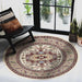 Qashqai Traditional Round Rug reading nook www.homelooks.com