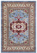 Qashqai Traditional Rug V3 - Blue www.homelooks.com
