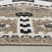 Richmond Medallion Outdoor Rug pile height www.homelooks.com