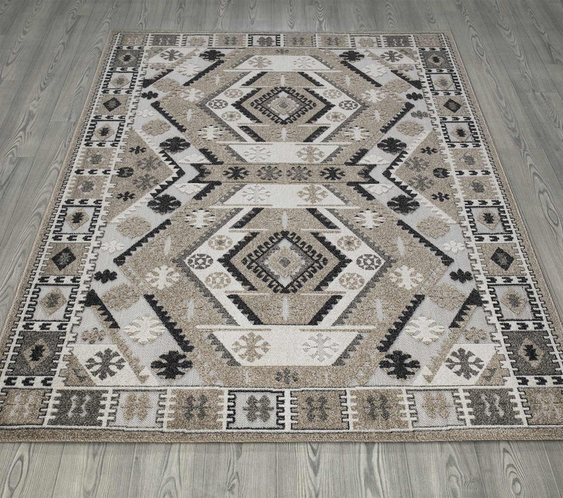 Richmond Medallion Outdoor Rug over-view homelooks.com
