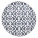 Trendy Moroccan Modern Rug round over-view homelooks.com