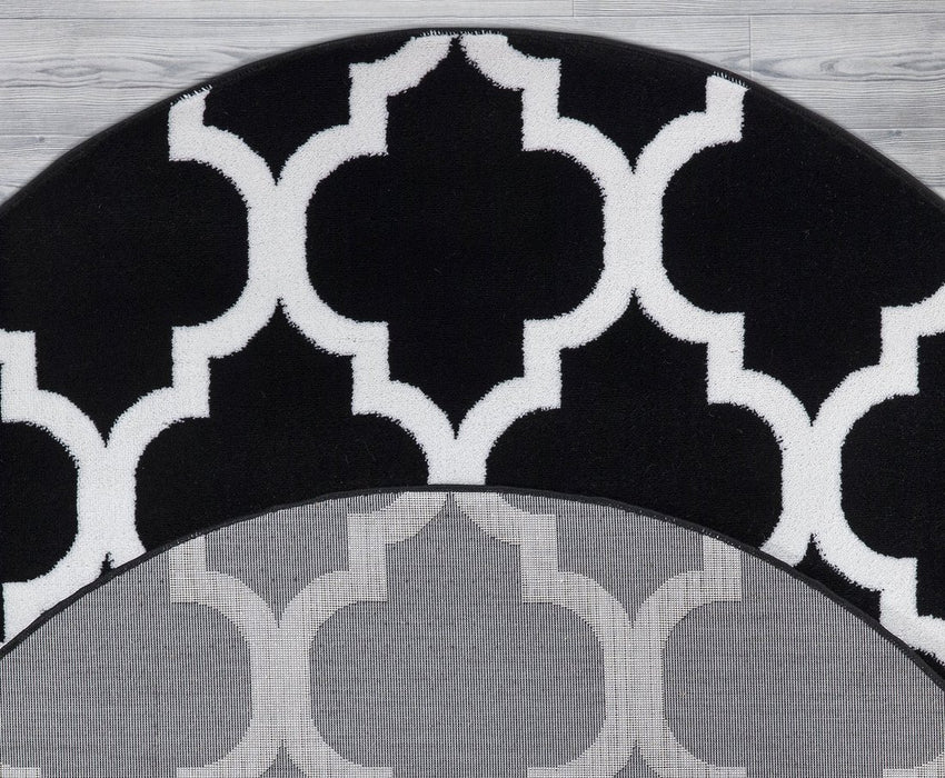 Trendy Moroccan Rug V2 folded round rug homelooks.com